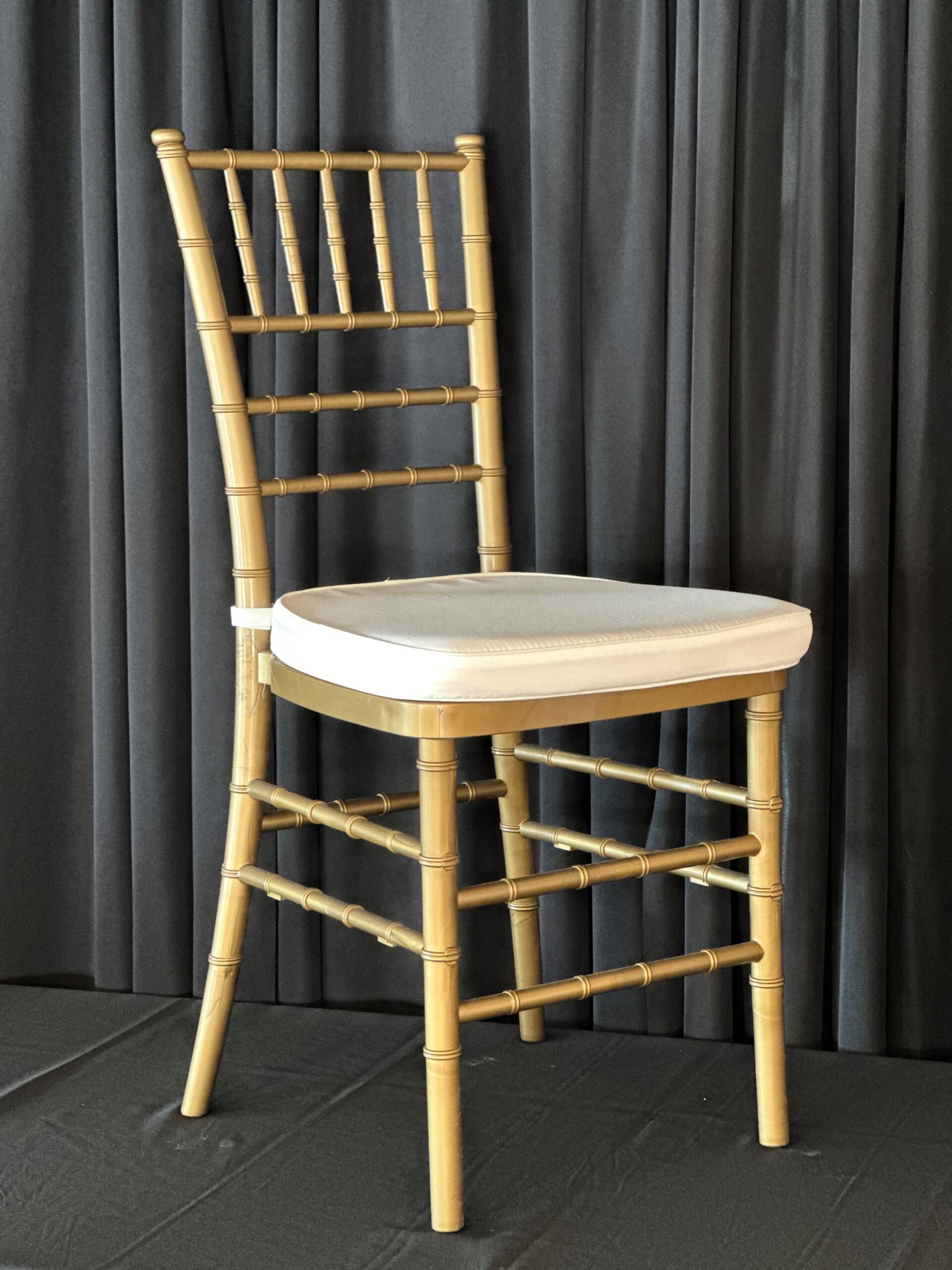 Gold Chiavari chair available for rent